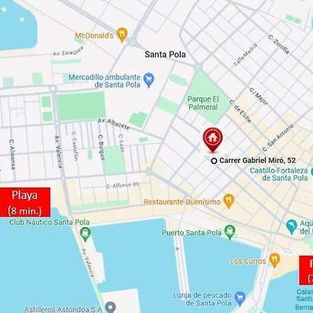 Centrico Apartamento Con Todo A Estrenar En La Playa Santa Pola Bagian luar foto